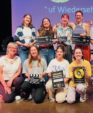 Schüler der Klasse TGG erhalten Hauptpreis und Kreativitätspreis bei der Preisverleihung zum Clip Contest